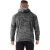 Pánská fleece mikina s kapucí a klokankou, 3XL, šedá (4)