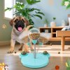 Kymácející se hračka na pamlsky pro kočky a štěňata, podporuje pomalé jedení, modrá (3)