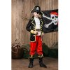 Geplaimir Dětský pirátský kostým s doplňky, 9 10 let (5)
