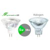 greenandco® MR16 GU5.3 LED bodová žárovka, 3000K, 38°, 400lm, CRI90 (2)