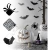 29ks halloweenských dekorací, pavučinový běhoun, 3D netopýři, 3D pavouci (2)