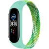 Elastický nylonový náramek pro Mi Band 7, 6, 5, 4, 3, tyrkysový, 140 – 150 mm (1)