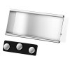 20ks magnetické hliníkové jmenovky s dvojitými magnety, průhledné jmenovky na oblečení, 72 x 32 mm (1)