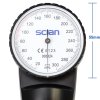 SCIAN Manuální měřič krevního tlaku, univerzální manžeta 22–42 cm, černý (3)