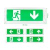 LED nouzové osvětlení, IP65, 3 hodiny bez napájení, 4 piktogramy nouzového východu (2)