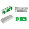 LED nouzové osvětlení, IP65, 3 hodiny bez napájení, 4 piktogramy nouzového východu (4)