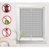Síť proti hmyzu do okna s hliníkovým rámem, 60 x 80 cm (3)