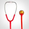 SCIAN Stetoskop HS 30Q s komiksovými zvířaty pro lékaře a na doma, červený (4)