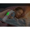 Digitální infračervený teploměr do ucha pro miminka i dospělé, LCD, bíložlutý (5)