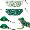 2 sady klobouků a šátků Patrick's Day, pro králíky, morčata, fretky, atd. (1)
