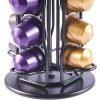 Držák na kapsle otočný na kávové kapsle Nespresso, pro 40 kapslí, černý (4)