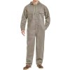 Pracovní kombinéza, bavlněný pracovní oblek s kapucí, unisex, khaki, XL (1)