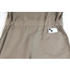 Pracovní kombinéza, bavlněný pracovní oblek s kapucí, unisex, khaki, L (4)