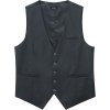 Pánská obleková vesta jednobarevná, kravata, kapesníček, 48 50 EU (2)