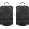2ks organizér na zadní sedadlo, úložný prostor do auta s přihrádkou na tablet, černý (3)