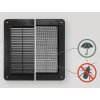 EUROPLAST Kryt větracího otvoru 25 x 25 cm, mřížka, černá (4)