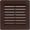 EUROPLAST 5ks Kryt větracího otvoru 20 x 20 cm, mřížka, hnědá (2)