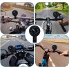 Hodinky na řidítka motocyklu, jízdního kola, černé (4)