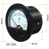 Analogový ampérmetr, měřič proudu (DC 0 20A) (4)