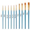 30ks nylonových štětců pro akrylové barvy, akvarelové oleje, 10 velikostí (3)