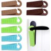 8ks dveřní zarážka, gumový klín, 4 barvy (1)
