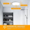 2ks LED stropní svítidlo ploché 18W, Ø 22 cm výška 17 mm, 6500 K, 2448 lm (5)