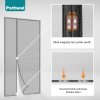 Pottwal Magnetická síť proti hmyzu na dveře, 80x205 cm, tmavá, levá i pravá (6)