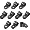 20ks kabelová svorka typu R, 7,9 mm, černá (4)