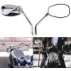 2ks zpětné zrcátko pro motocykl, M10, chrom, 360° otočné (5)