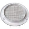 EUROPLAST Kryt větracího otvoru 100 mm, kulatá mřížka, bílá (2)