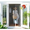 Magnetická síť proti hmyzu na dveře, 60x180 cm, černá (4)
