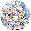 50ks samolepek, vinylové nálepky letadla (1)