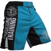Hardcore Training Shorts Recruit pánské krátké kalhoty pro bojový sport, pas 90 cm, modré (1)