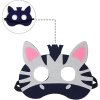 10ks plstěných zvířecích masek pro děti kůň (7)