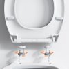 Pipishell Univerzální WC sedátko, Soft Close, Quick Release pro snadné čištění (7)