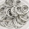120ks Nerezové dělené kroužky na klíčenky, průměr 15 20 25 30 32 35 mm (2)