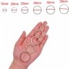 120ks Nerezové dělené kroužky na klíčenky, průměr 15 20 25 30 32 35 mm (3)