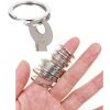 120ks Nerezové dělené kroužky na klíčenky, průměr 15 20 25 30 32 35 mm (5)