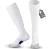 2 páry Merino lyžařských termoponožek 49 51 EU, merino vlna, kompresní 18 25 mmHG, bílá (1)