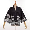 GRACEART Dámský kimonový župan, univerzální velikost, potisk vln a draka, yukata (4)