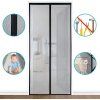 APALUS® Magnetická síť proti hmyzu na dveře, 90×200 cm, černá (2)