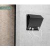 Vent Systems Větrací mřížka 160 mm s gumovým těsněním, grafitově černá (6)