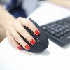 Bezdrátová ergonomická vertikální myš, černá (6)