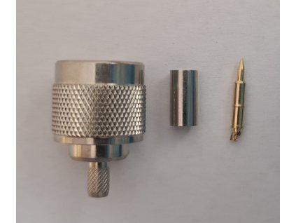 440005 Konektor N(M) RG58 krimpovací (LMR195 RG58)