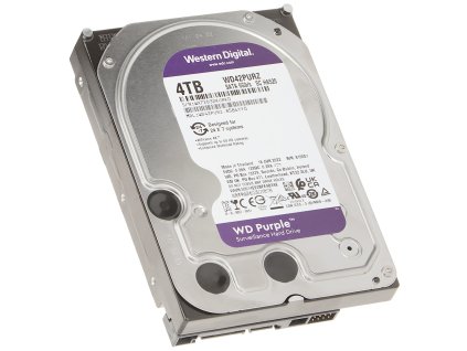 WD PURPLE HDD CAM 4TB, SATA, cache 256MB, WD43PURZ