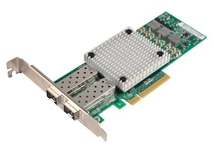 PCI-E síťová karta, 2x 10Gbps SFP+, BCM57810S, PCI-E x8, s Microtik, low prof.