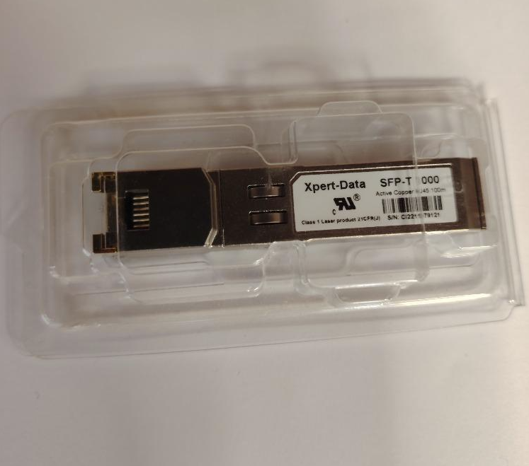 SFP Modul Xpert-Data SFP-T 1000, konvertor SFP RJ45, 1Gbps, 100m