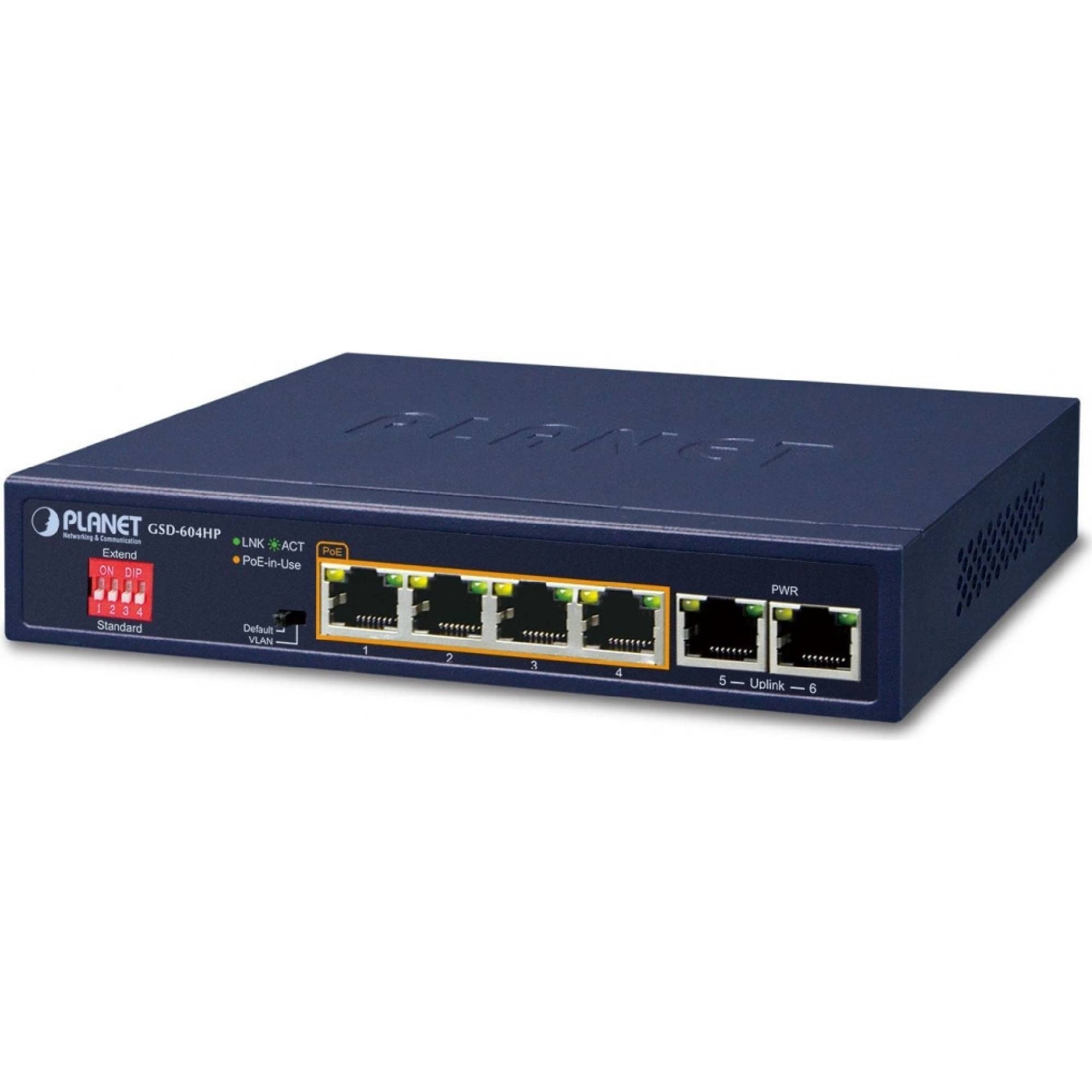 Switch Planet GSD-604HP, Poe