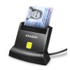 Čtečka kontaktních karet AXAGON CRE-SM2, USB externí, eObčanka, Memory Card Reader
