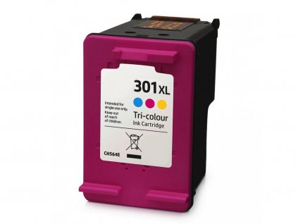 Náplň do tiskárny HP CH564EE, barevná (HP 301 XL) - kompatibilní (neoriginální kazeta)